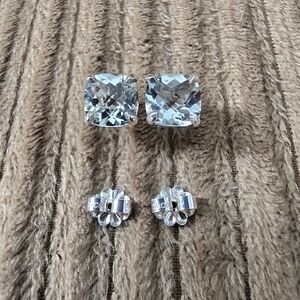 Tiffany & Co. Silver Prasiolite Earrings